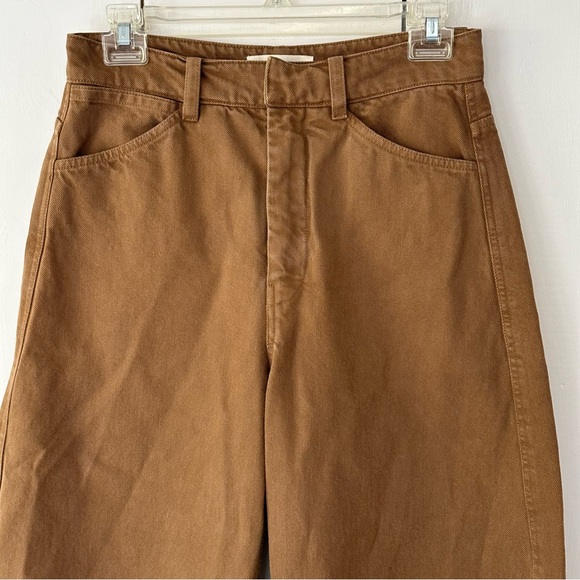 Nili Lotan Tribeca Pant in Coffee Sz 4 Barrel - Picture 7 of 12